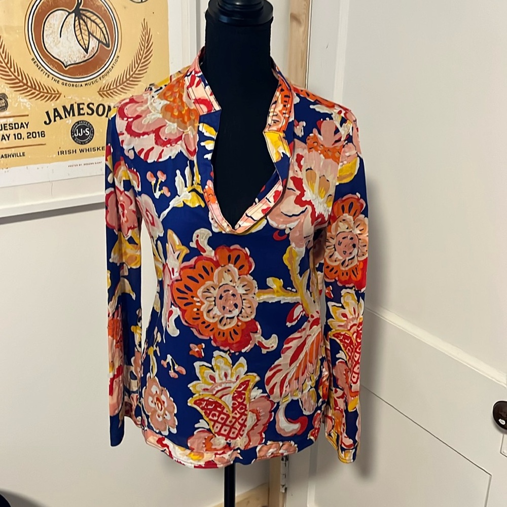 Tory Burch, Stephanie tunic size 4